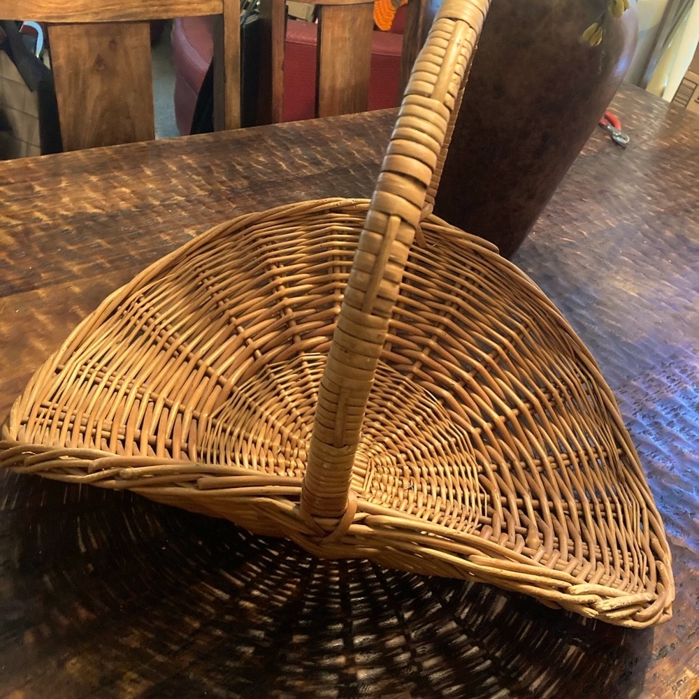 Boho Wicker Magazine Holder.